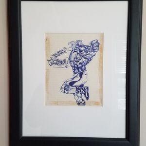 Original pen and ink illustration